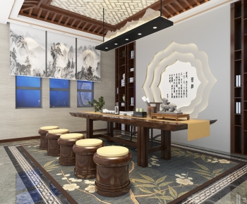 New Chinese Style Tea House-ID:806111106