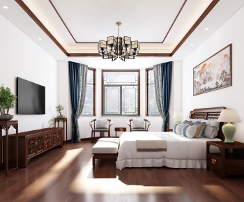 Chinese Style Bedroom-ID:143321043