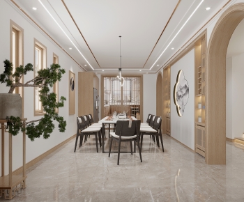 New Chinese Style Dining Room-ID:805053007