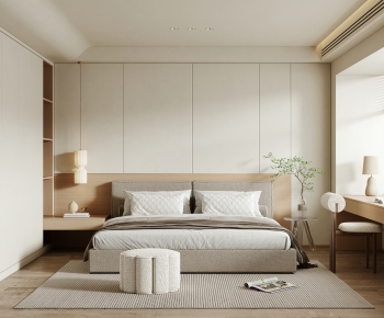 Wabi-sabi Style Bedroom-ID:538496975
