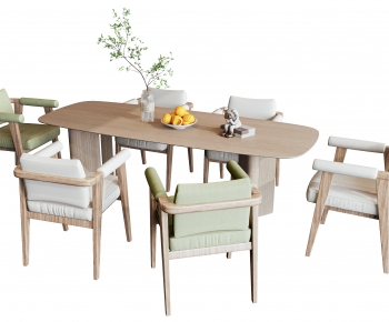 Nordic Style Dining Table And Chairs-ID:344665051
