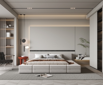 Modern Wabi-sabi Style Bedroom-ID:396990893