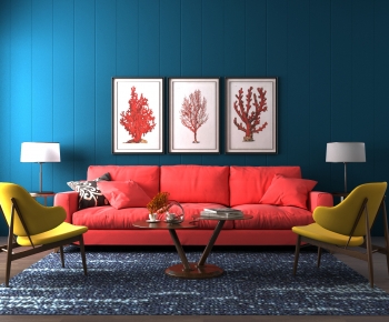 Nordic Style Sofa Combination-ID:408097037