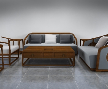 Modern New Chinese Style Sofa Combination-ID:178151179