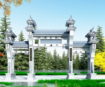 Chinese Style Building Component-ID:118340979