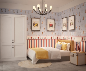 Mediterranean Style Children's Room-ID:471873049
