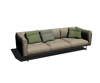 Modern Three-seat Sofa-ID:679975999