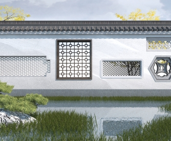 Chinese Style Building Component-ID:361212026
