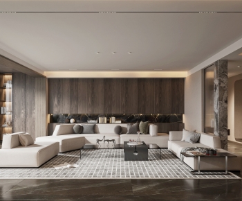 Modern A Living Room-ID:122108949