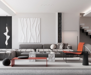 Modern A Living Room-ID:436935903