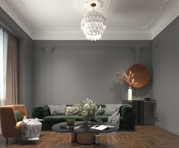 French Style A Living Room-ID:846111067