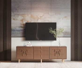 New Chinese Style TV Cabinet-ID:512455941