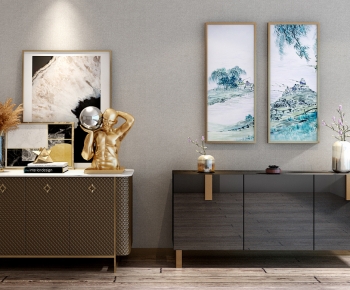 New Chinese Style Sideboard-ID:684087044