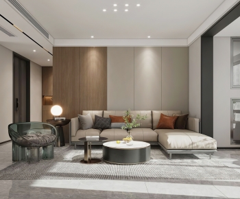 Modern A Living Room-ID:787504915