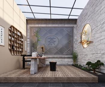 New Chinese Style Tea House-ID:472007042