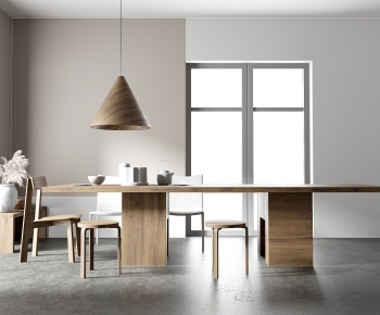Nordic Style Dining Table And Chairs-ID:736587054