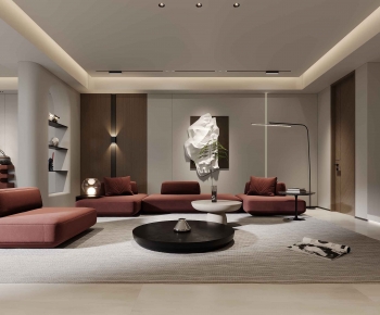 Modern A Living Room-ID:551155096
