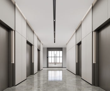 Modern Office Elevator Hall-ID:413733018