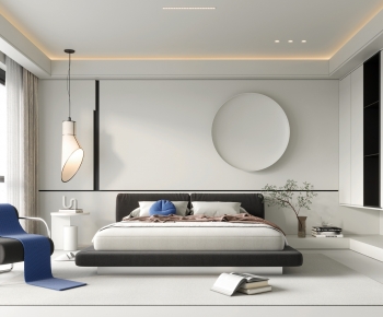 Modern Wabi-sabi Style Bedroom-ID:155810126