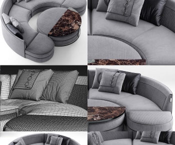Modern Curved Sofa-ID:547452932