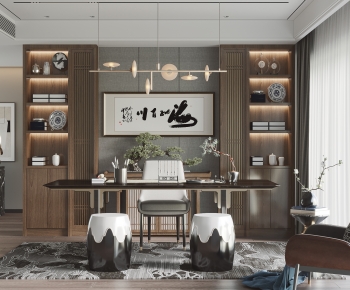 New Chinese Style Study Space-ID:924643999