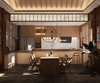 New Chinese Style Open Kitchen-ID:880320072