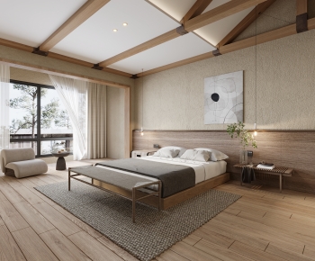 Wabi-sabi Style Bedroom-ID:265300046