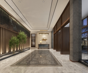 New Chinese Style Lobby Hall-ID:515072112