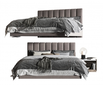 Modern Double Bed-ID:578829054