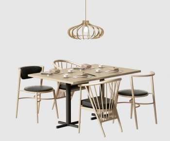 Modern Dining Table And Chairs-ID:858149565
