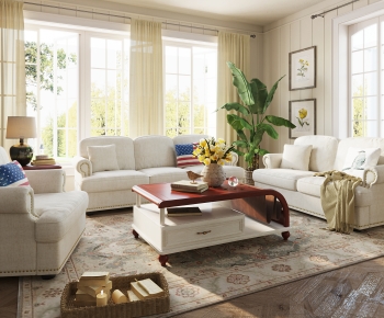 American Style A Living Room-ID:596977953