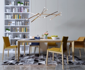 Nordic Style Dining Table And Chairs-ID:233491909