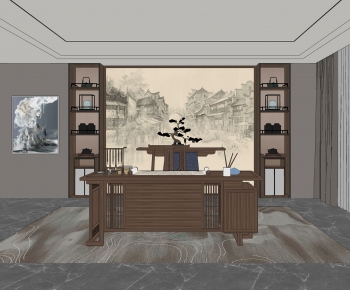 New Chinese Style Study Space-ID:141675006