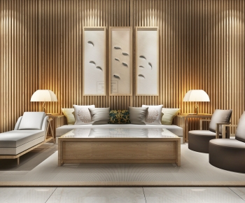 New Chinese Style Sofa Combination-ID:338412058