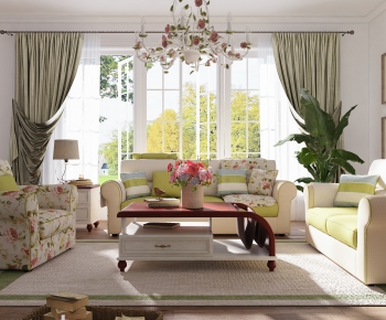 American Style A Living Room-ID:284240016
