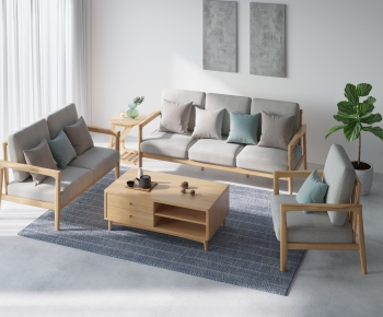 Nordic Style Sofa Combination-ID:866398106