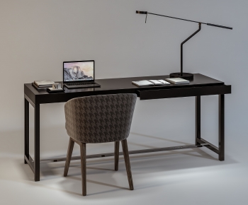 Modern Computer Desk And Chair-ID:469312916