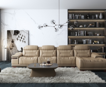 Modern A Living Room-ID:834851985