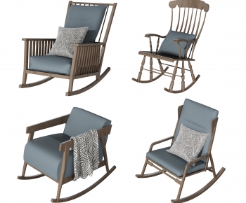 Nordic Style Rocking Chair-ID:431096083