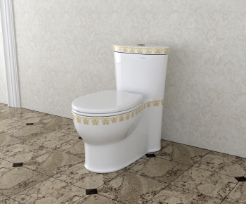 Simple European Style Toilet-ID:872921948