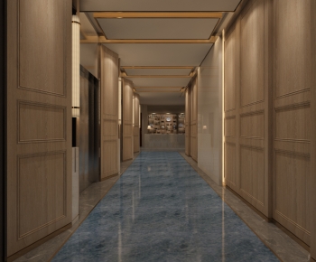 New Chinese Style Hallway-ID:387701036