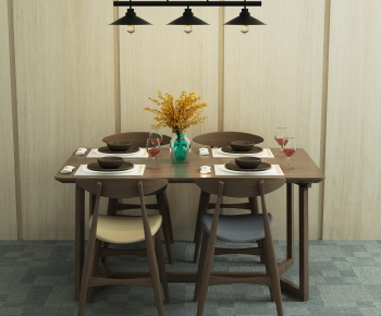 New Chinese Style Dining Table And Chairs-ID:572940117