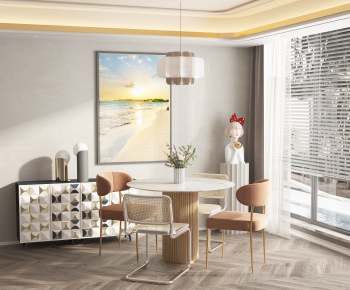 Modern Dining Table And Chairs-ID:268488885