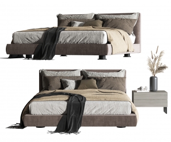 Modern Double Bed-ID:950179102