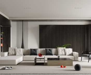 Modern A Living Room-ID:718679442