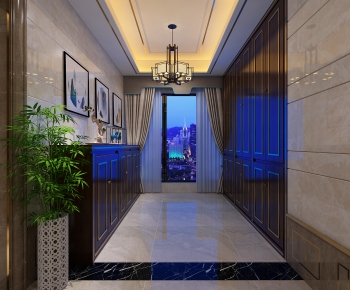 New Chinese Style Hallway-ID:876925957