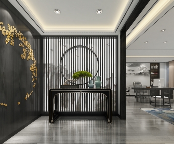 New Chinese Style Hallway-ID:500977044