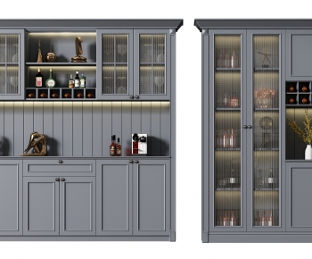 American Style Wine Cabinet-ID:659735927