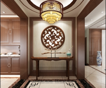 New Chinese Style Hallway-ID:281169477