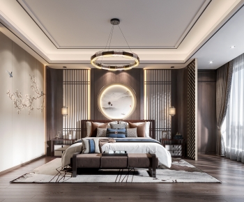 New Chinese Style Bedroom-ID:249747043